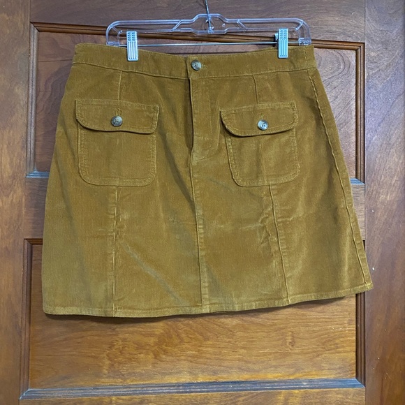 NWT J. Crew Goldenrod Corduroy Mini Skirt - Picture 6 of 10